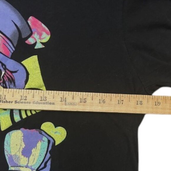 Psychedelic Mad As A Hatter Grunge Rock Tee‎ | Black Unisex M Hot Topic Edgy - Picture 6 of 6